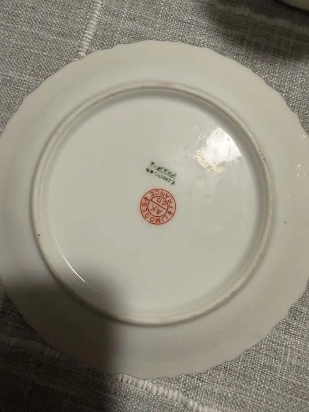 Antique Limoges France Porcelain Condensed Milk Jar Container set